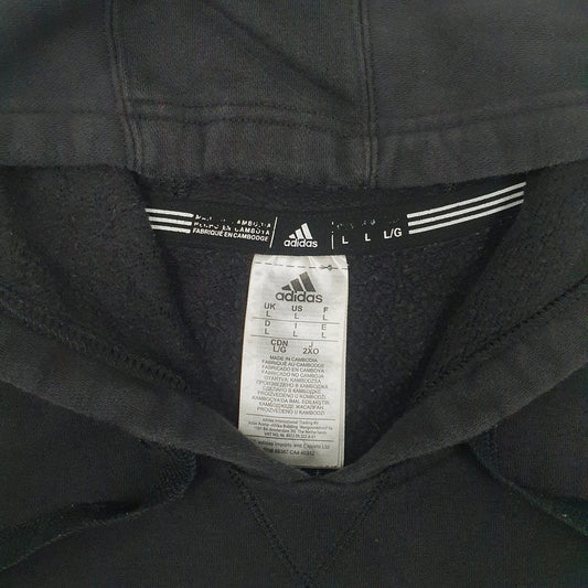 Mens Black Adidas Wachusett Volleyball Hoodie Jumper