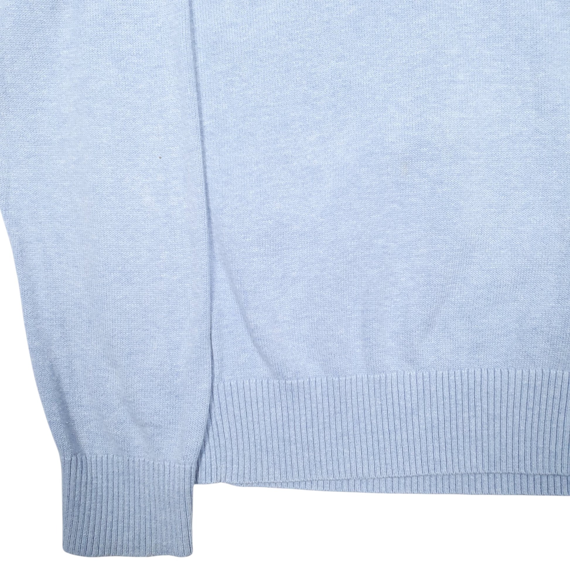 Mens Blue Tommy Hilfiger  Quarter Zip Jumper