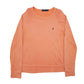 Mens Orange Polo Ralph Lauren Lightweight Crewneck Jumper
