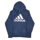 Mens Blue Adidas Golf Hoodie Jumper