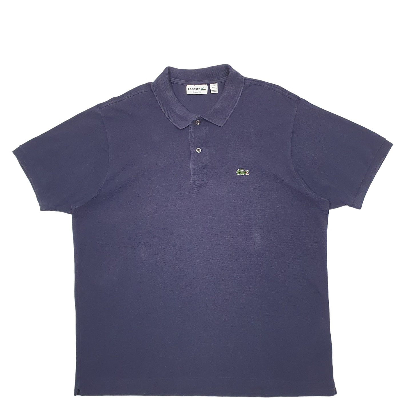 Mens Navy Lacoste  Short Sleeve Polo Shirt
