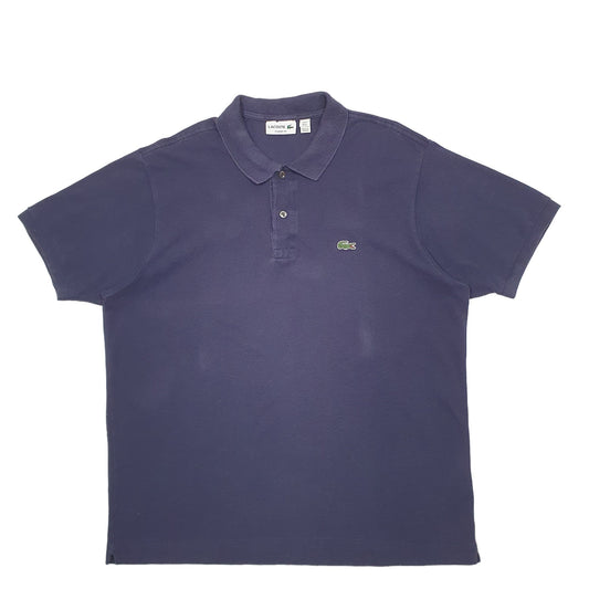 Mens Navy Lacoste  Short Sleeve Polo Shirt