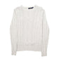 Mens Beige Nautica Knit Crewneck Jumper