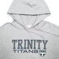 Mens Grey Champion Trinity Titans Sport Spellout Hoodie Jumper