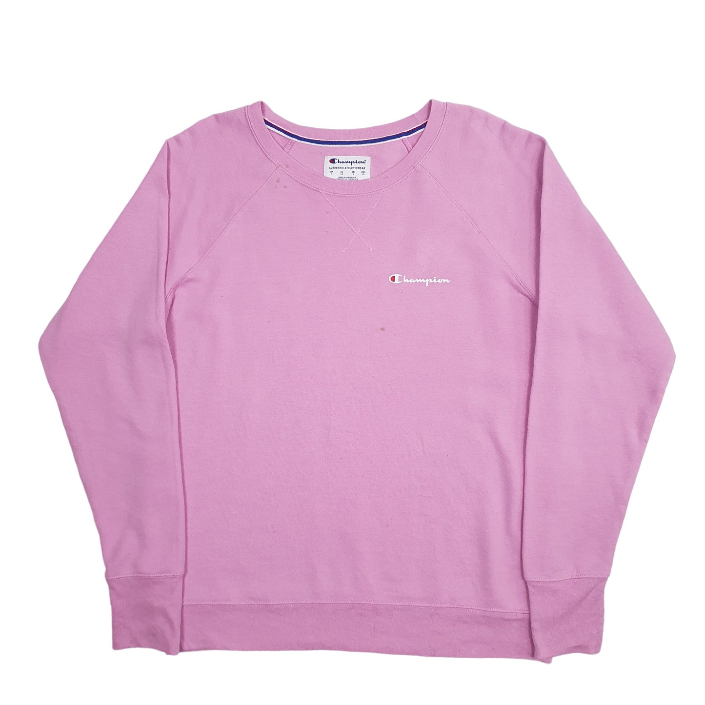 Womens Pink Champion  Crewneck Jumper