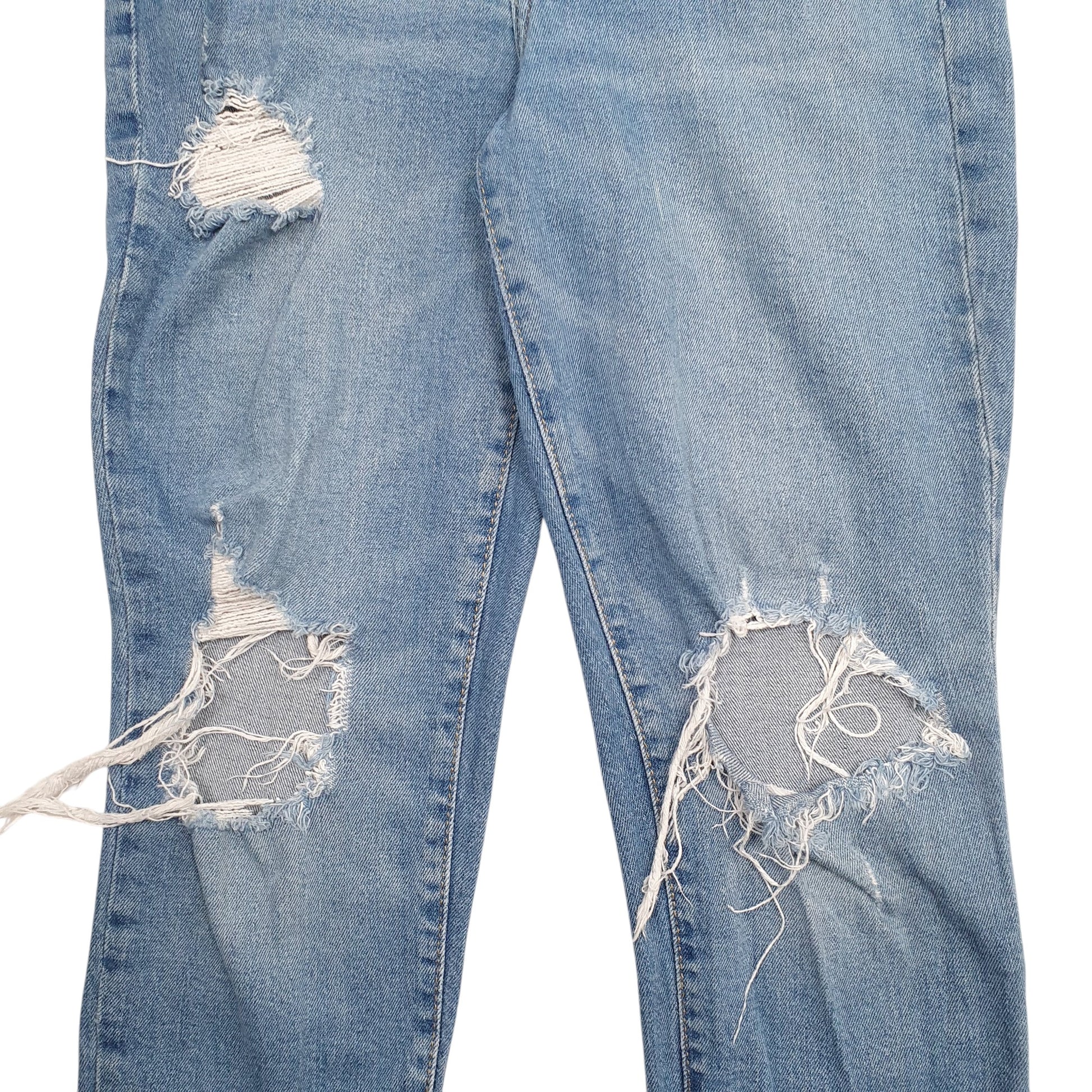 Womens Blue Old Navy Distressed  Stretch Fit Casual JeansW28 L27