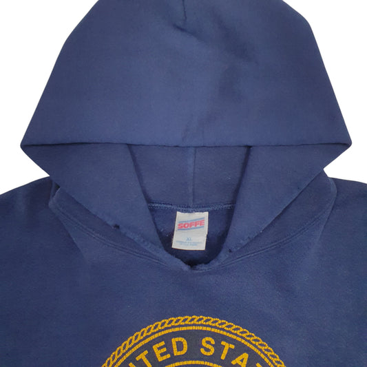 Mens Navy Soffe United States Navy Hoodie Jumper