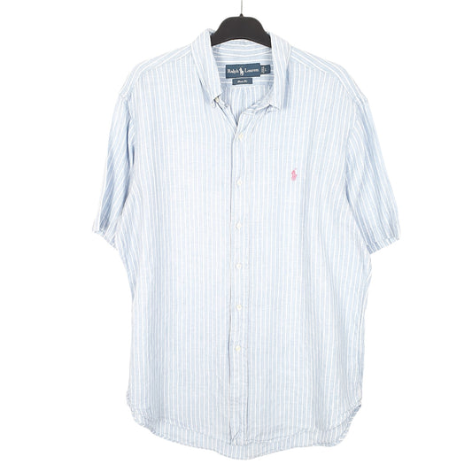 Mens Blue Ralph Lauren  Short Sleeve Shirt