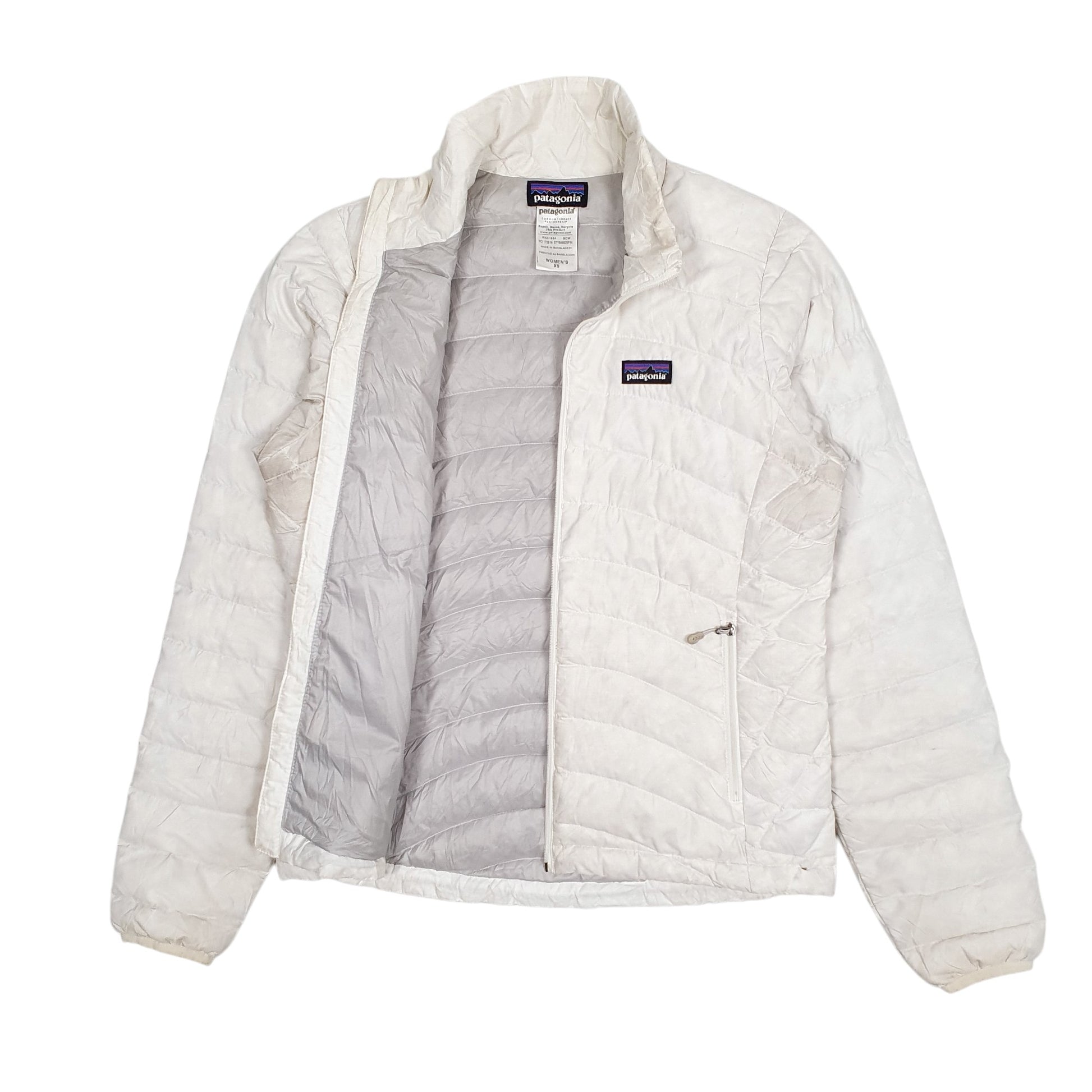 Womens White Patagonia Sweater  Coat