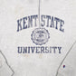 Mens Grey Champion Kent State University Spellout USA Quarter Zip Jumper