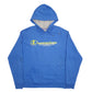 Mens Blue Champion Spellout Hoodie Jumper