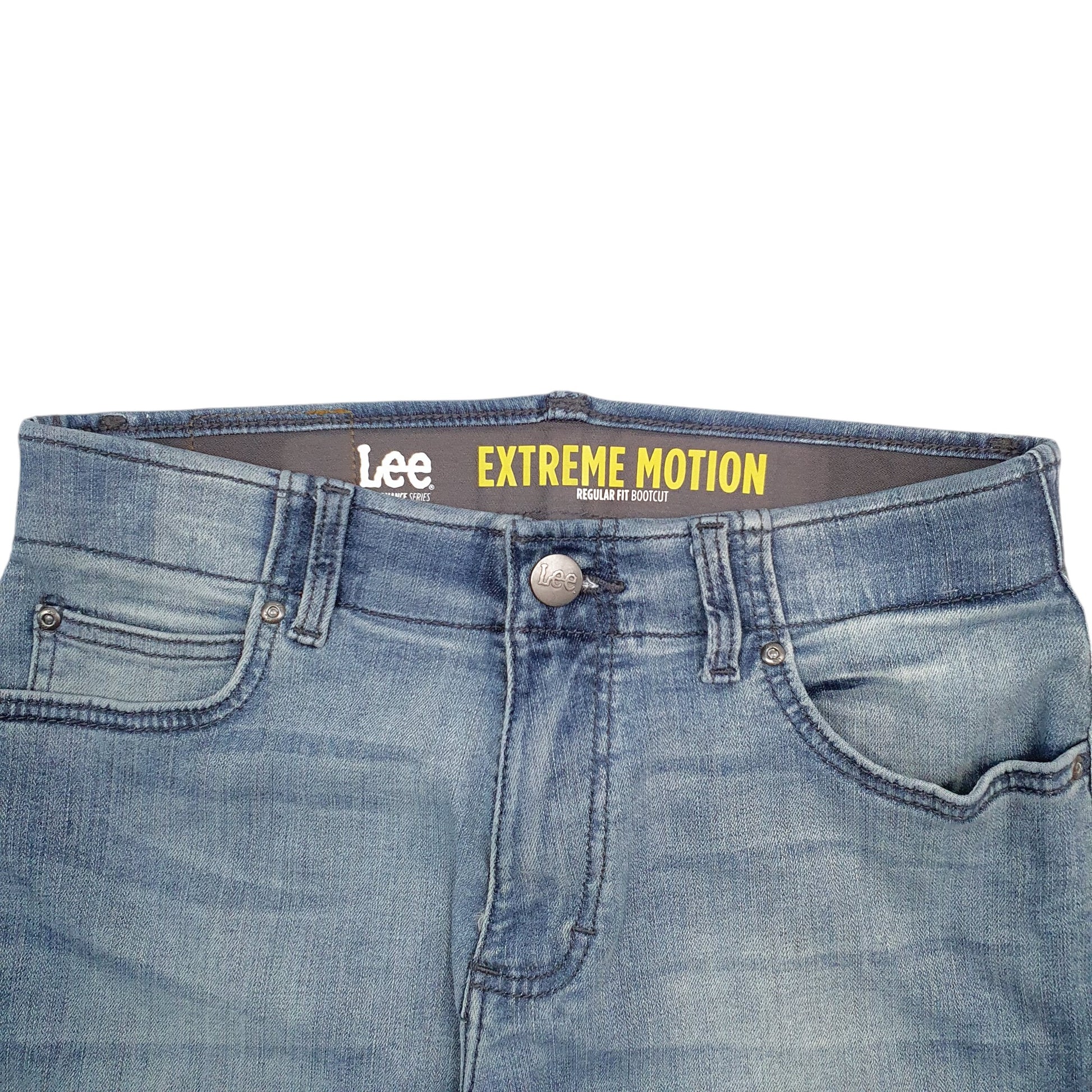 Mens Navy Lee Extreme Motion Regular JeansW31 L30