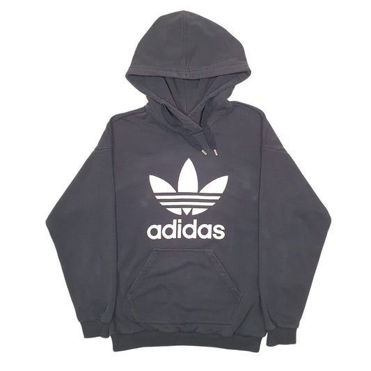 Womens Black Adidas  Hoodie Jumper