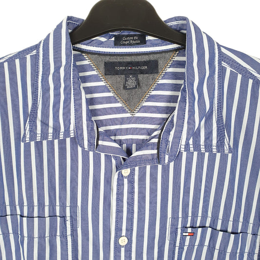 Mens Blue Tommy Hilfiger  Long Sleeve Shirt