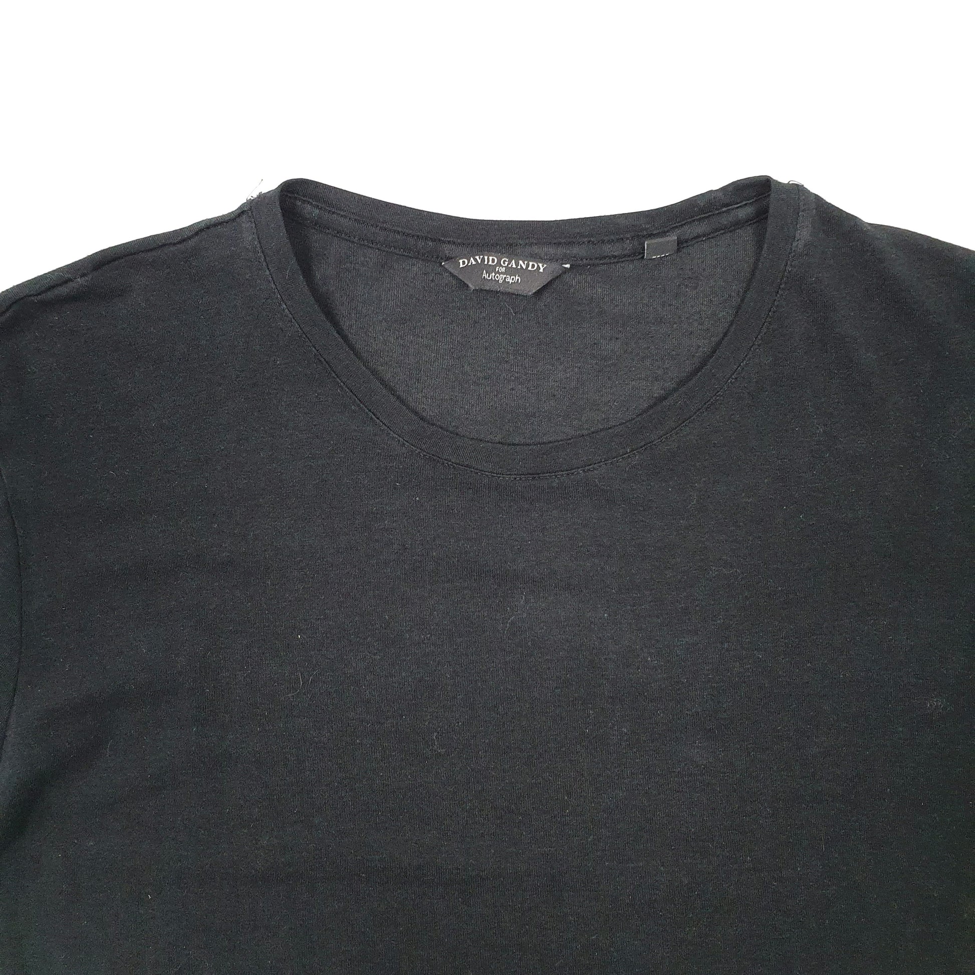 Mens Black David Gandy  Short Sleeve T Shirt