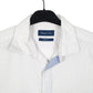 Mens White Massimo Dutti Casual Long Sleeve Shirt