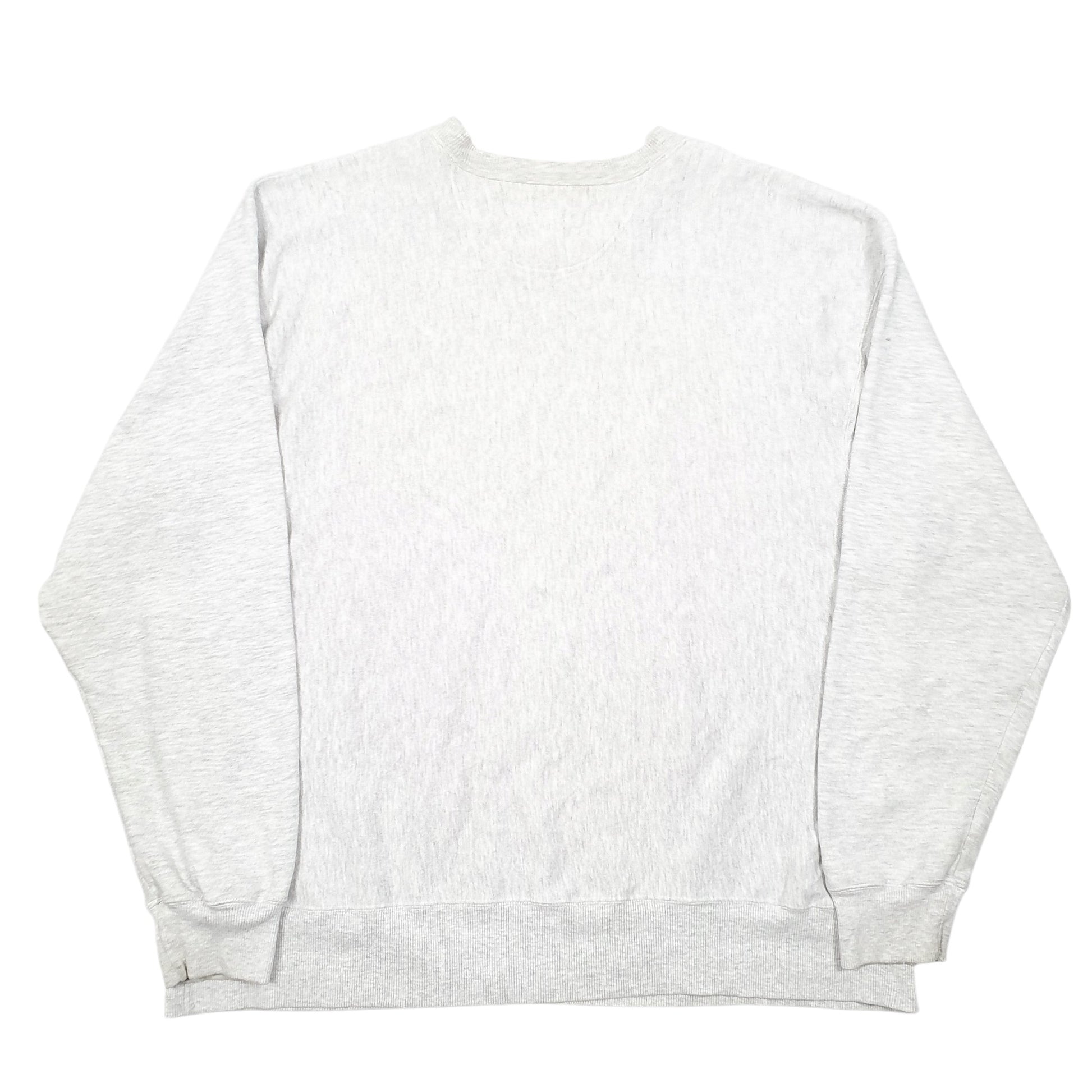 Mens Grey Champion Reverse Weave Crewneck Jumper