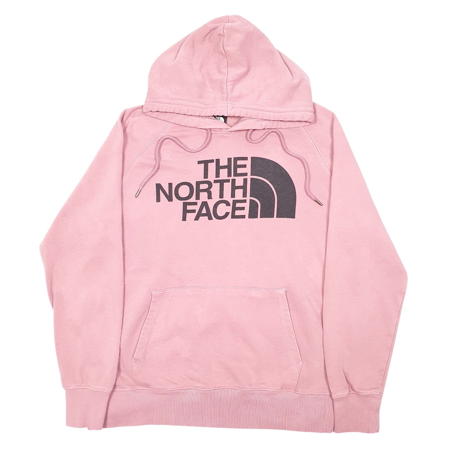 Womens Pink The North Face Spellout Hoodie Jumper