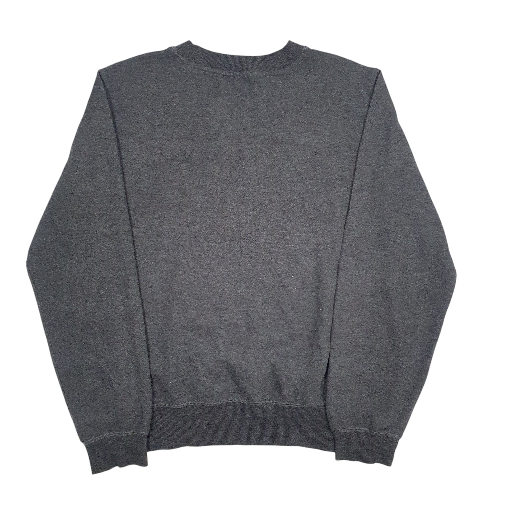 Mens Grey Fila Spellout Crewneck Jumper