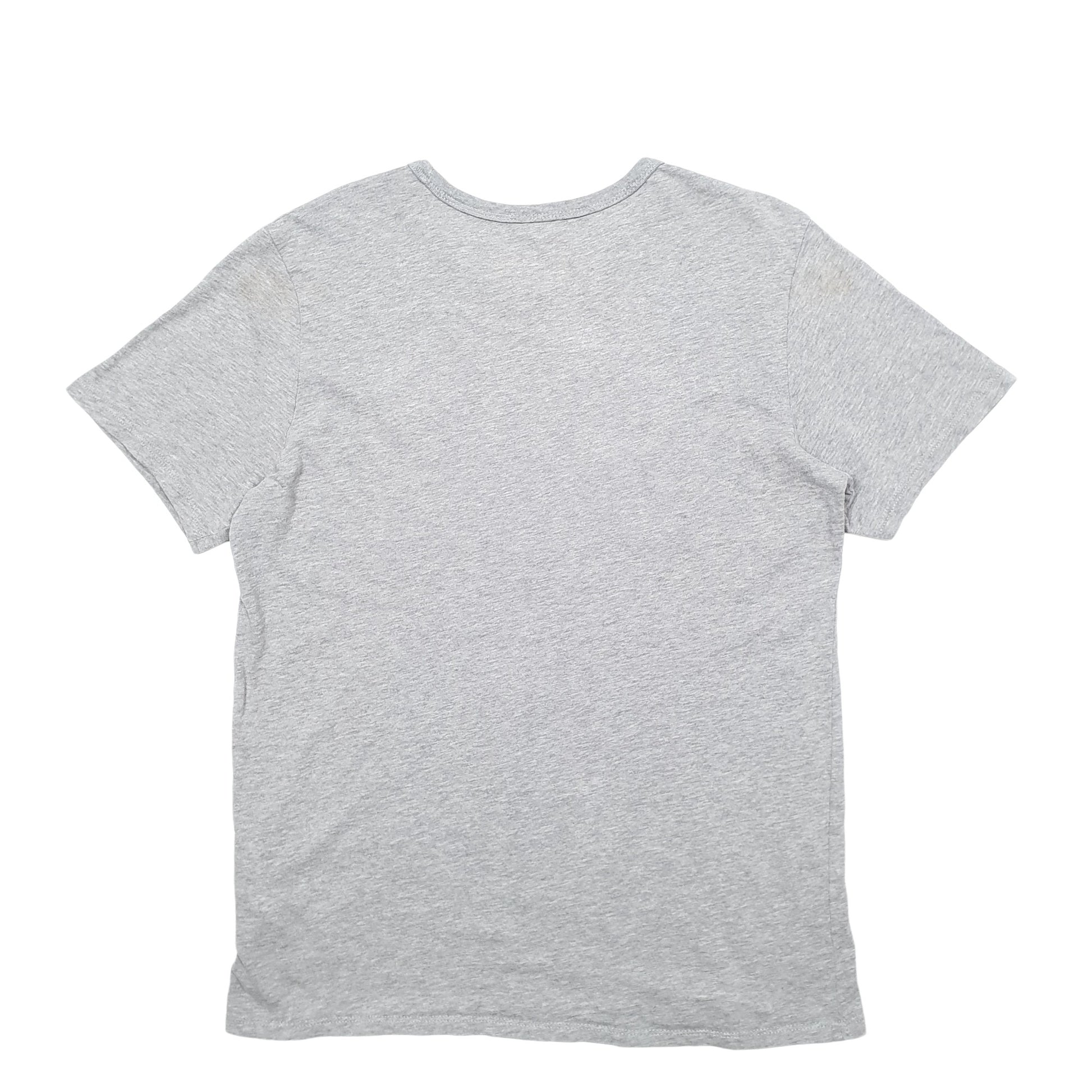 Mens Grey Nike Spellout Short Sleeve T Shirt