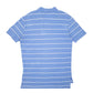 Mens Blue Polo Ralph Lauren Striped Short Sleeve Polo Shirt