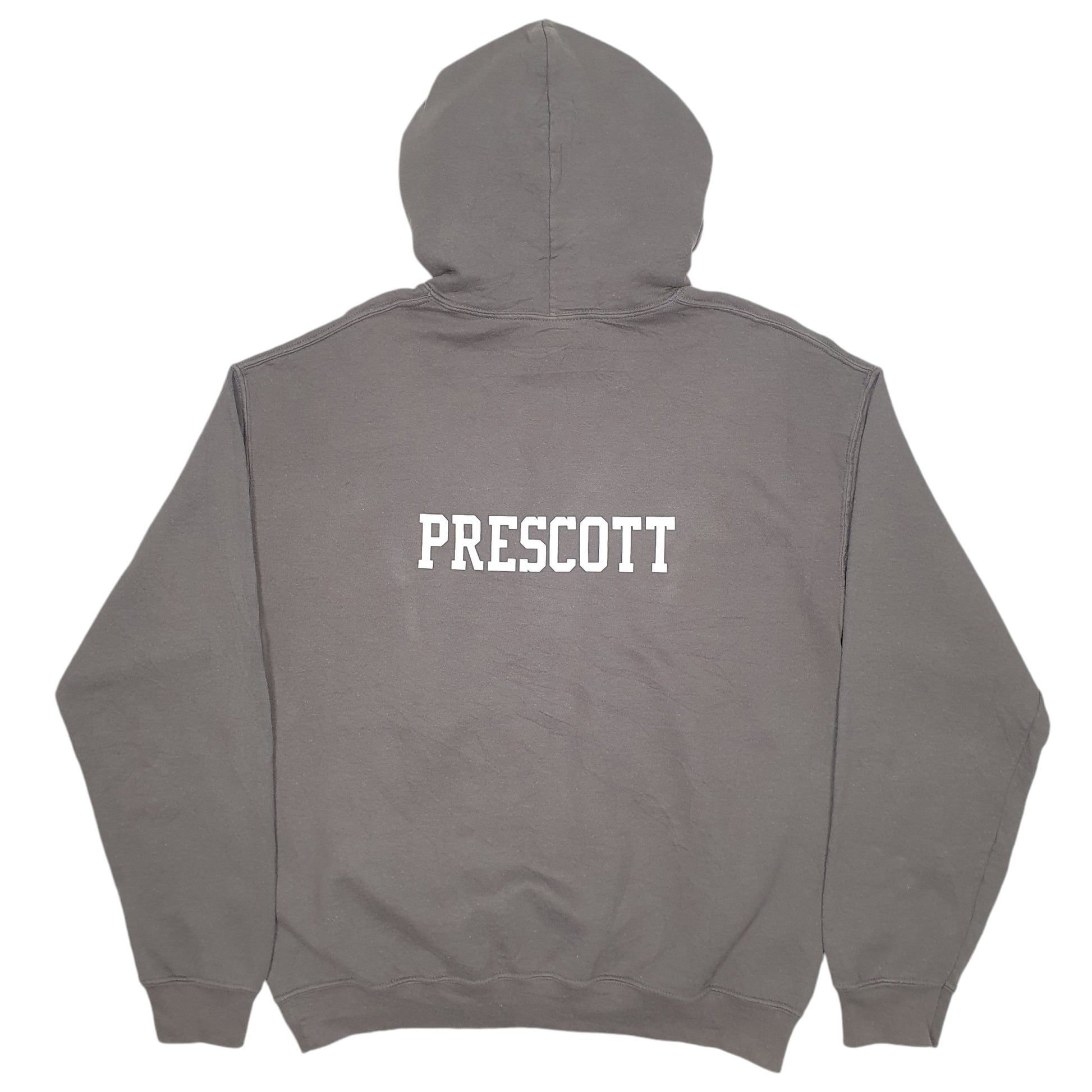 Mens Grey Gildan Hooded Jumper Batmen Michigan Baseball Hoodie Jumper