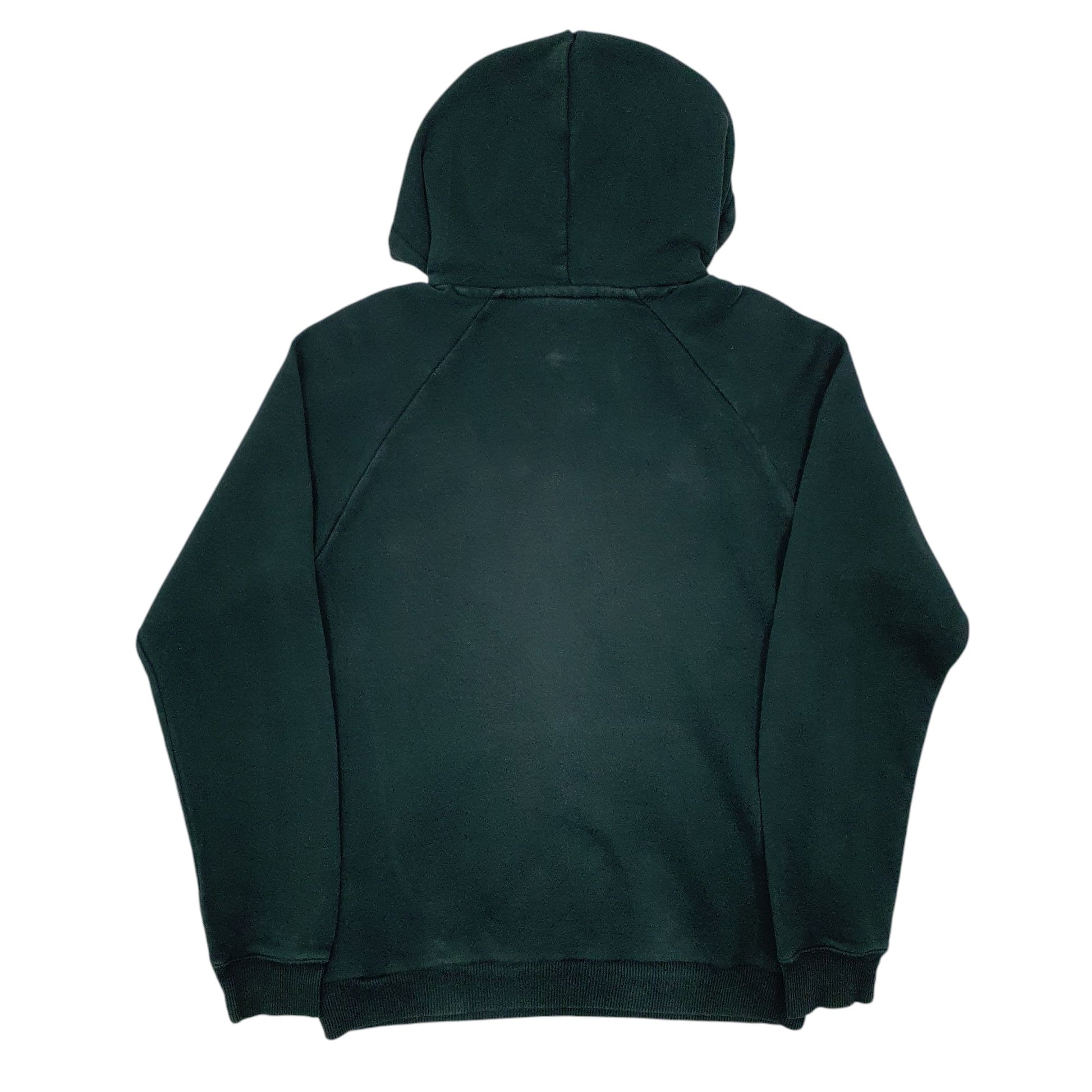 Mens Green Adidas Spellout Hoodie Jumper
