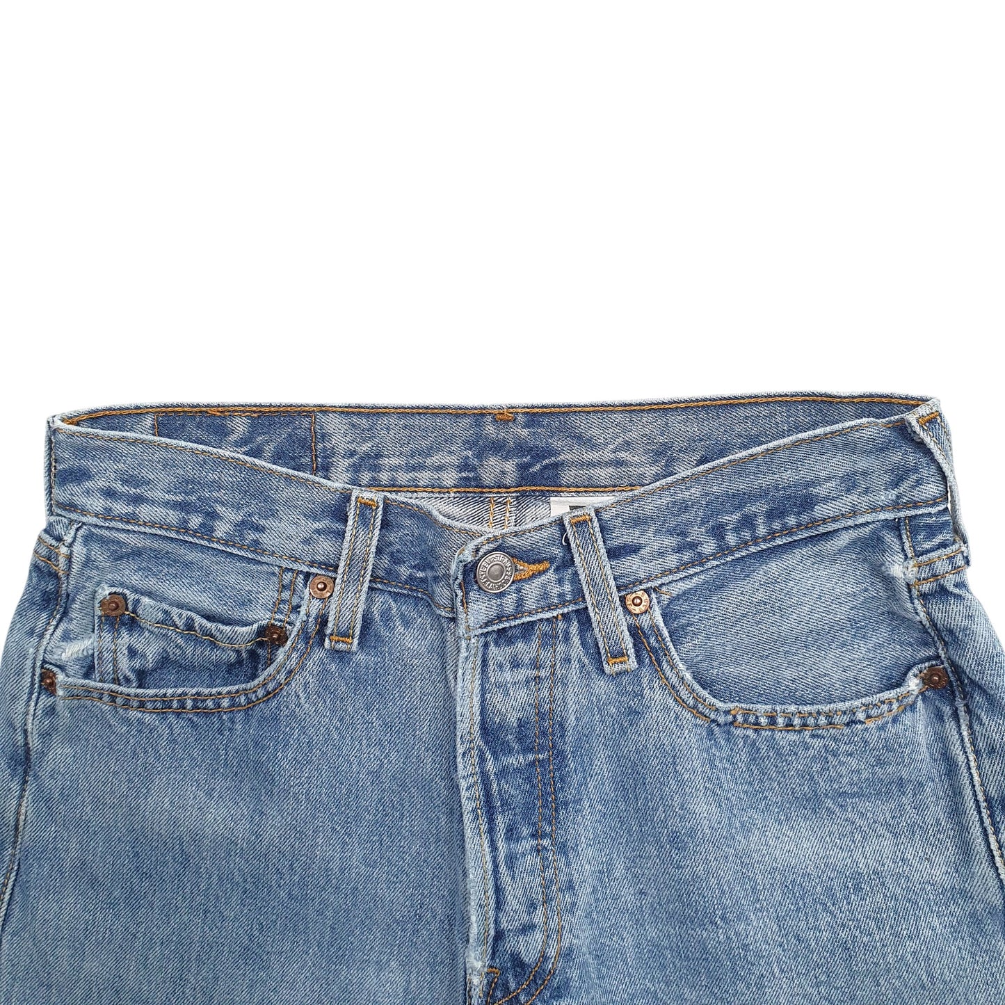 Mens Blue Levis  Denim Shorts