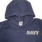 Mens Navy Soffe US Navy USN Made In USA Hoodie Jumper