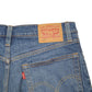 Womens Blue Levis 501 Jorts Hot Pants Denim Shorts