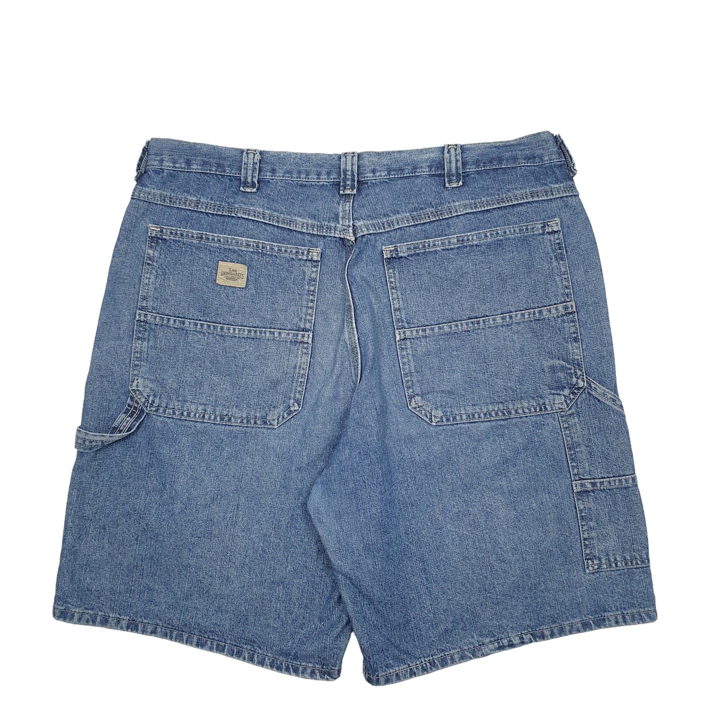 Mens Blue Lee Dungarees Carpenter Shorts