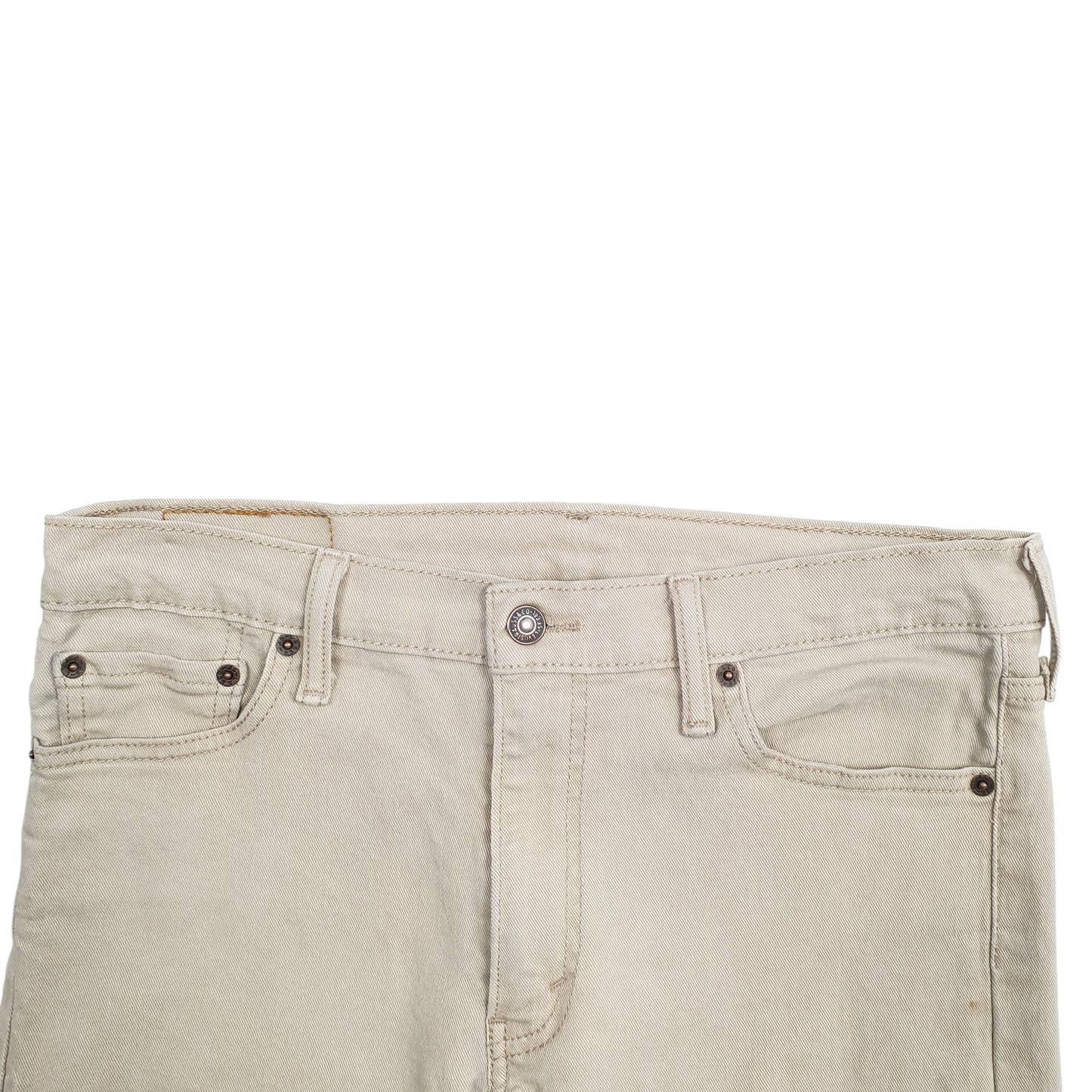 Mens Beige Levis  513 JeansW32 L30