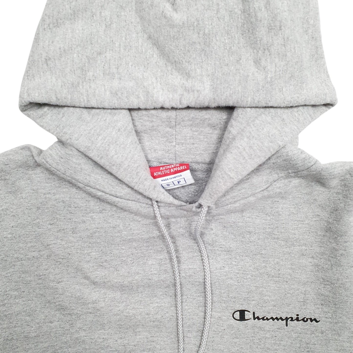 Mens Grey Champion  Hoodie Jumper