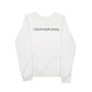 Mens White Calvin Klein Jeans  Crewneck Jumper