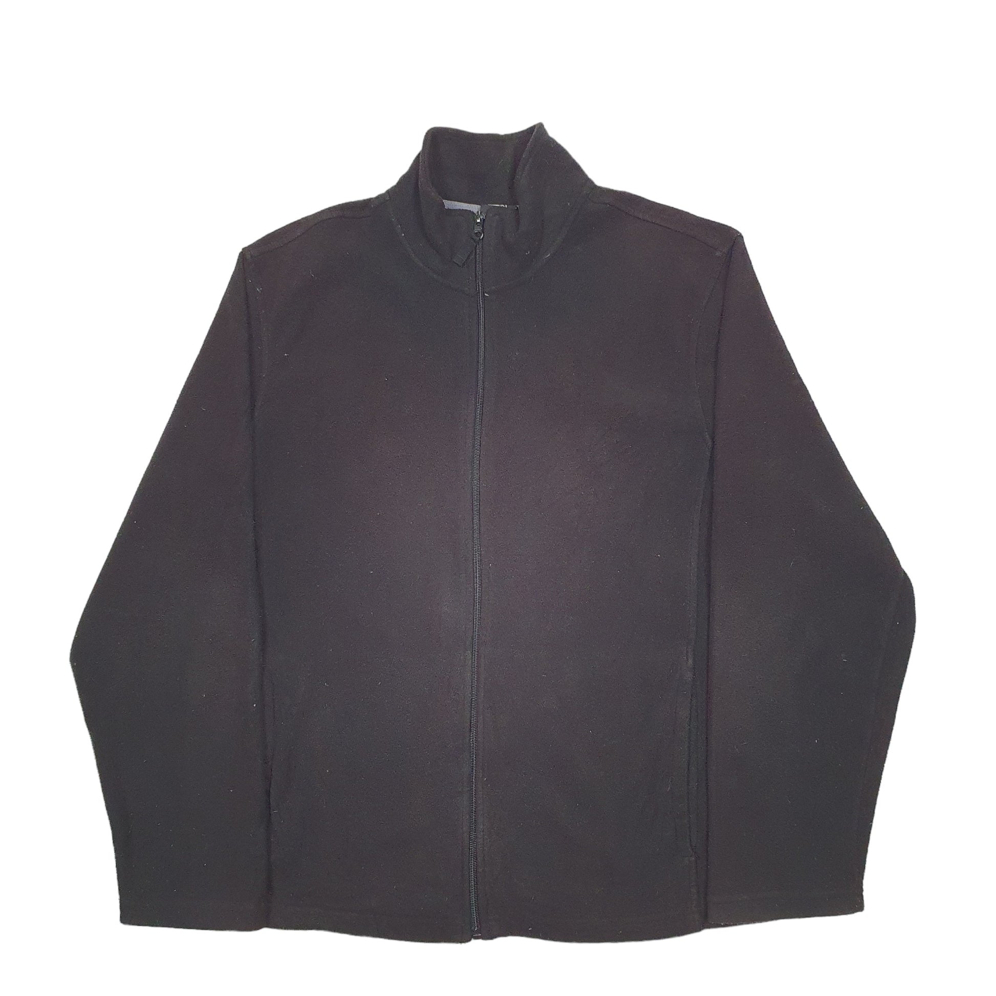 Mens Black Champion  Full Zip Jumper