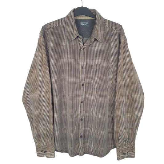 Mens Black Wrangler  Long Sleeve Shirt