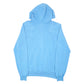 Mens Blue The North Face Spellout Logo Hoodie Jumper