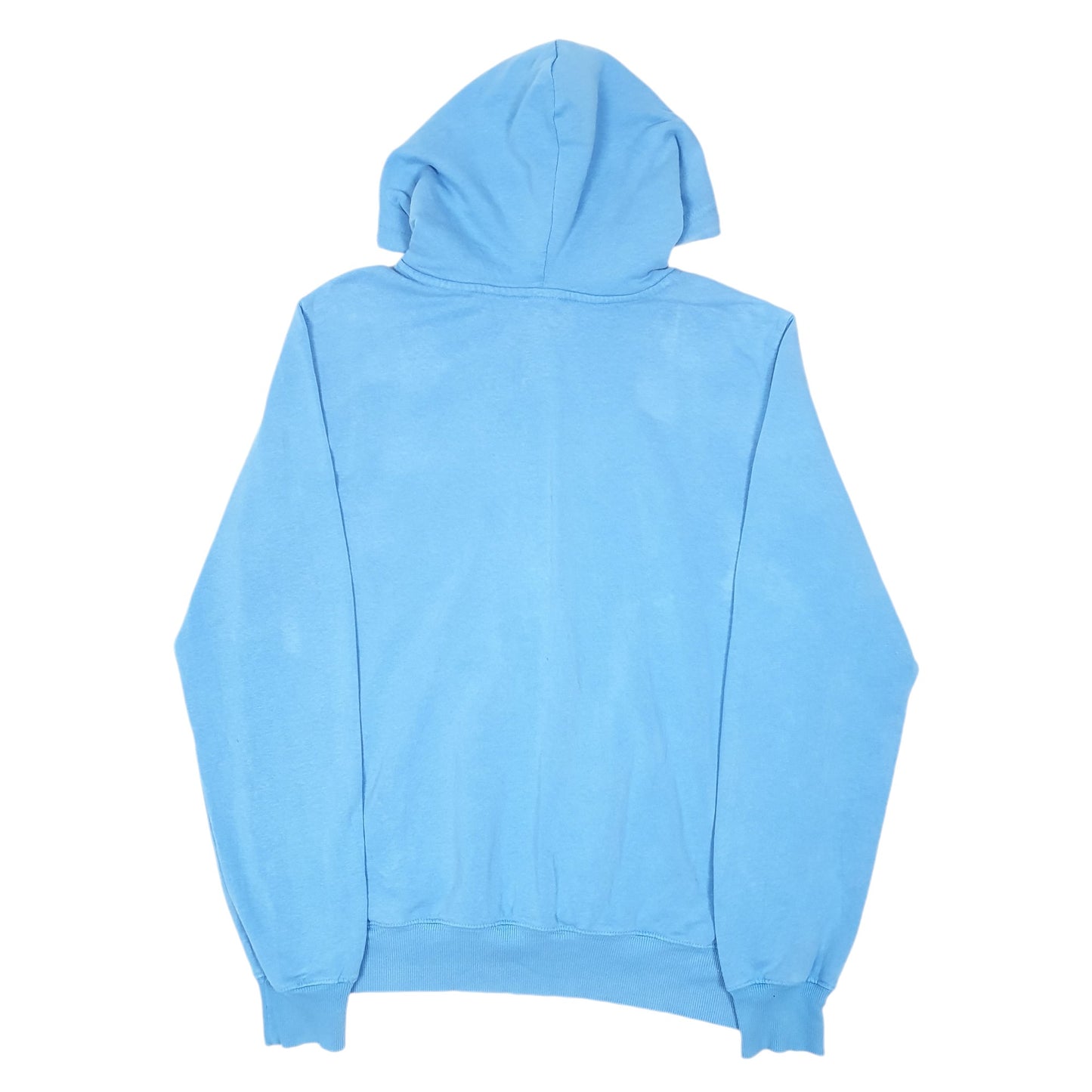Mens Blue The North Face Spellout Logo Hoodie Jumper