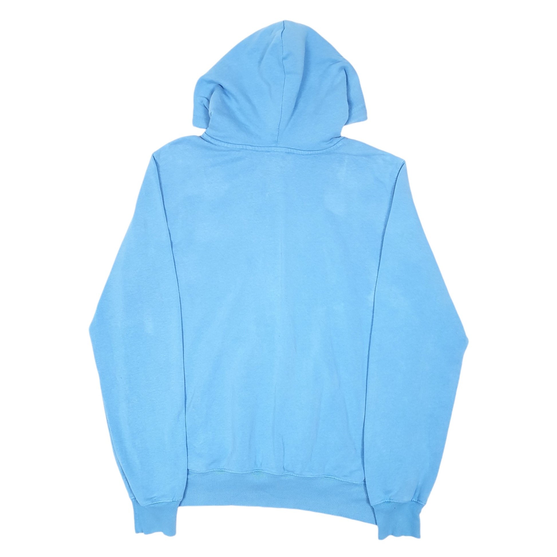 Mens Blue The North Face Spellout Logo Hoodie Jumper