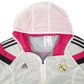 Mens White Adidas Real Madrid  Coat