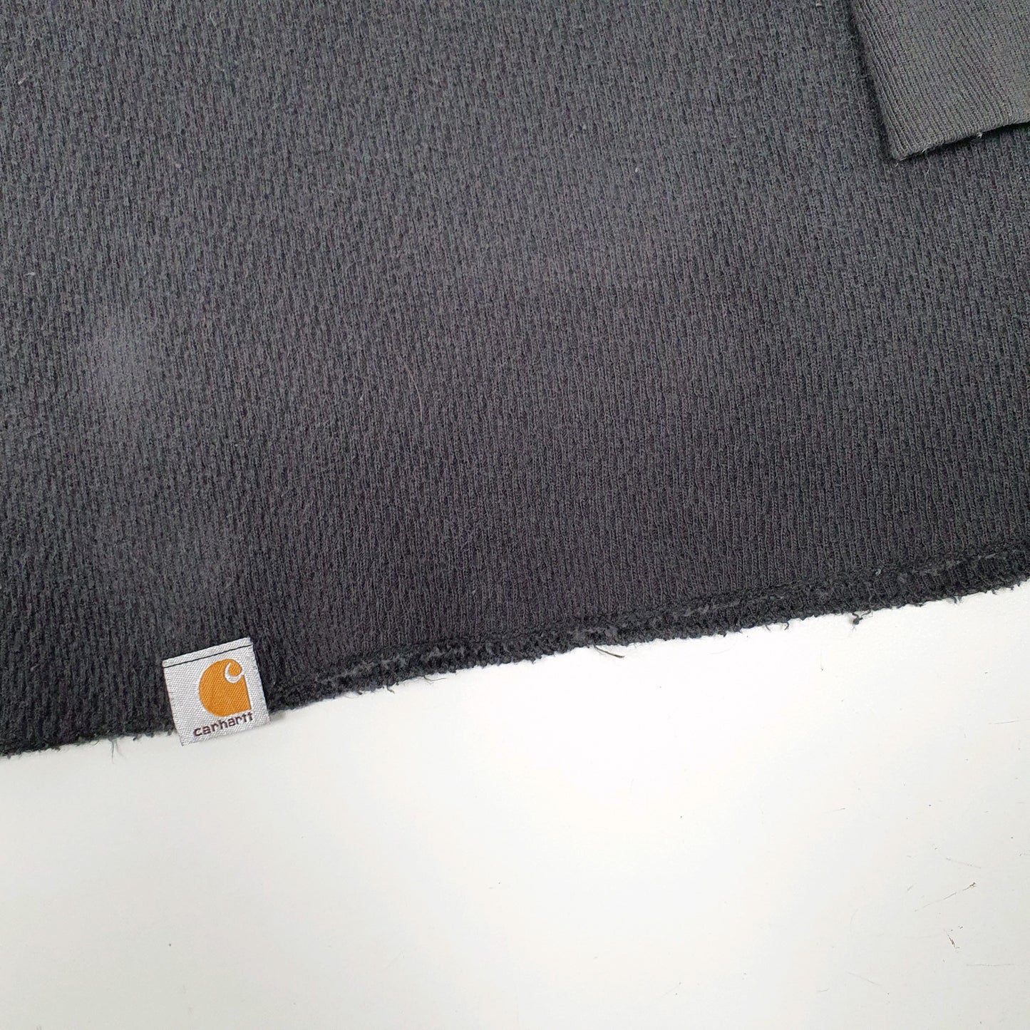 Mens Black Carhartt K56 Thermal Baselayer Crewneck Jumper