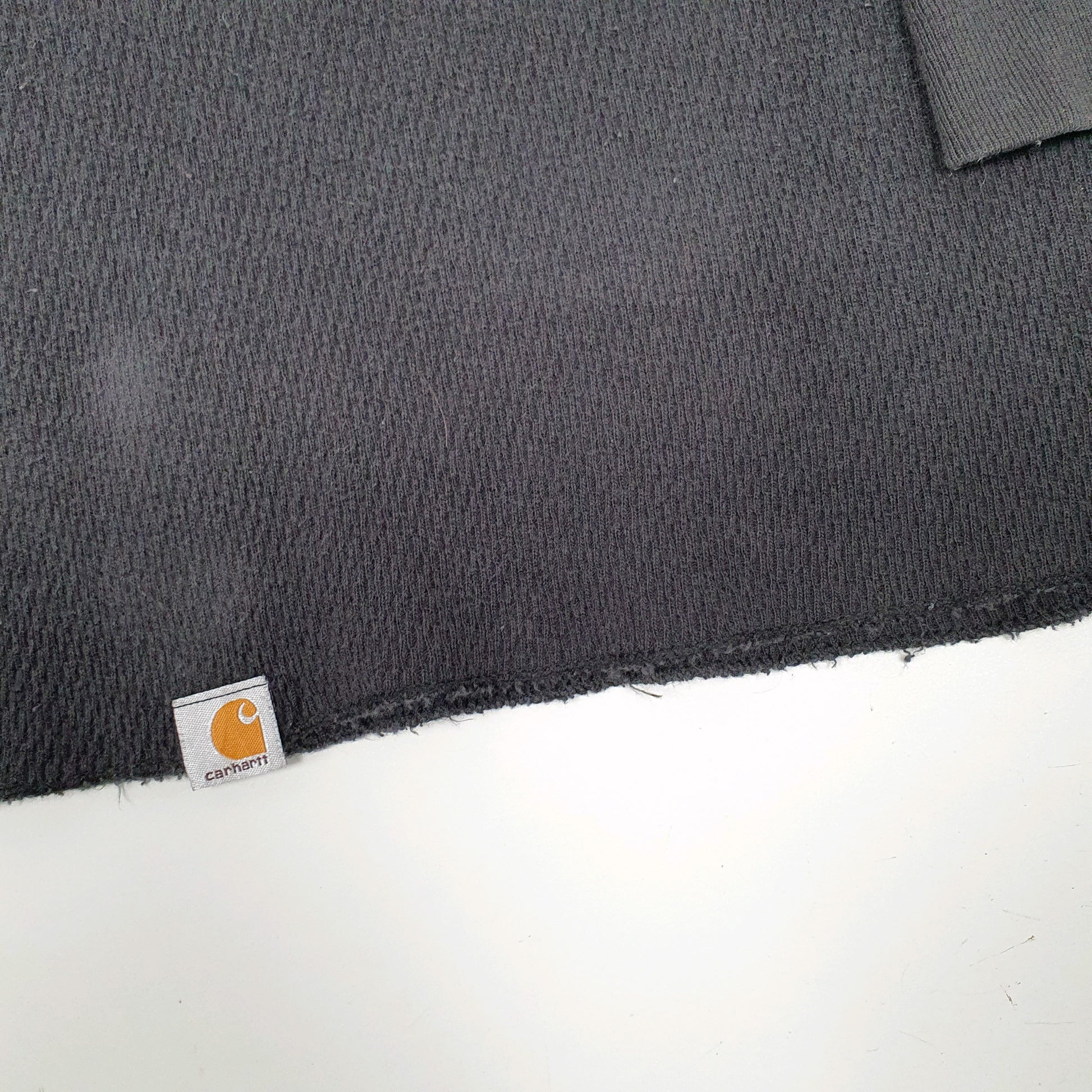 Mens Black Carhartt K56 Thermal Baselayer Crewneck Jumper