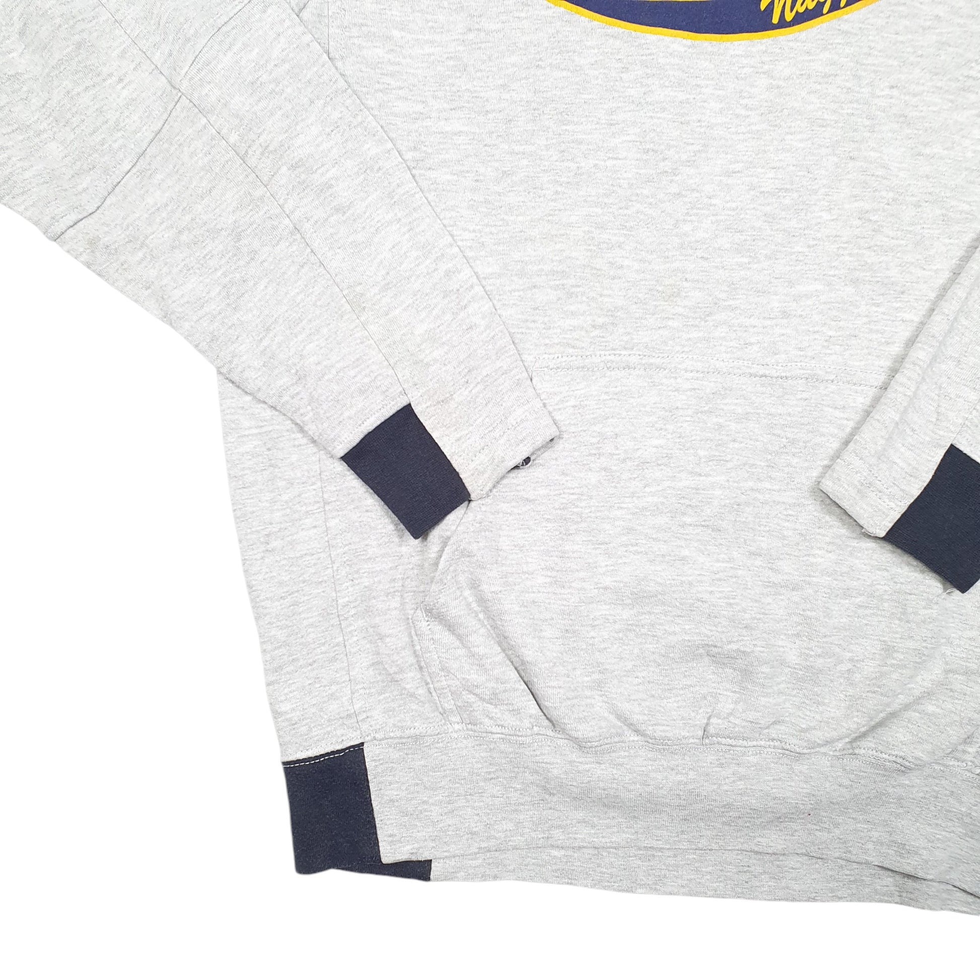 Mens Grey Sport Tek Kansas University Nuggets Football USA Hoodie Jumper