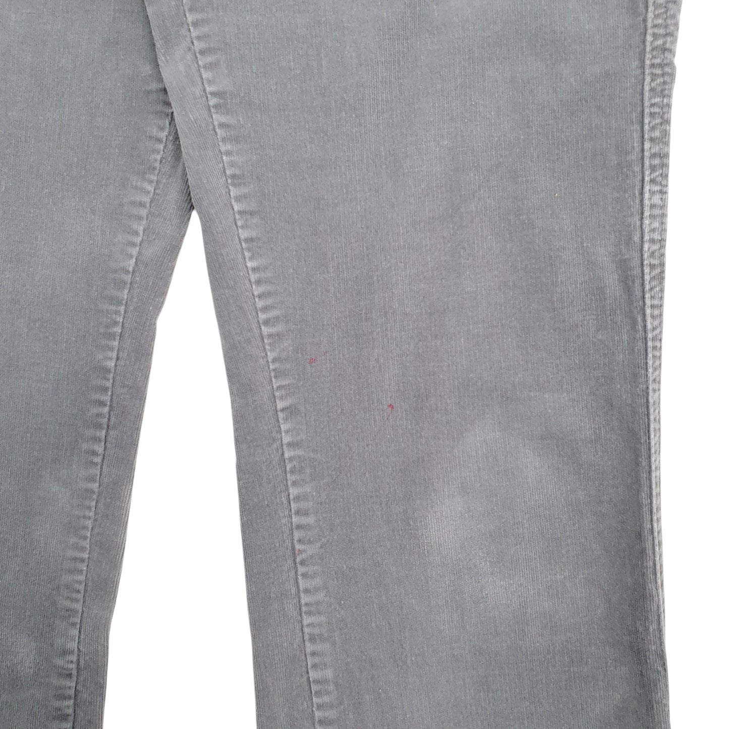Womens Grey Calvin Klein  Corduroy Trousers