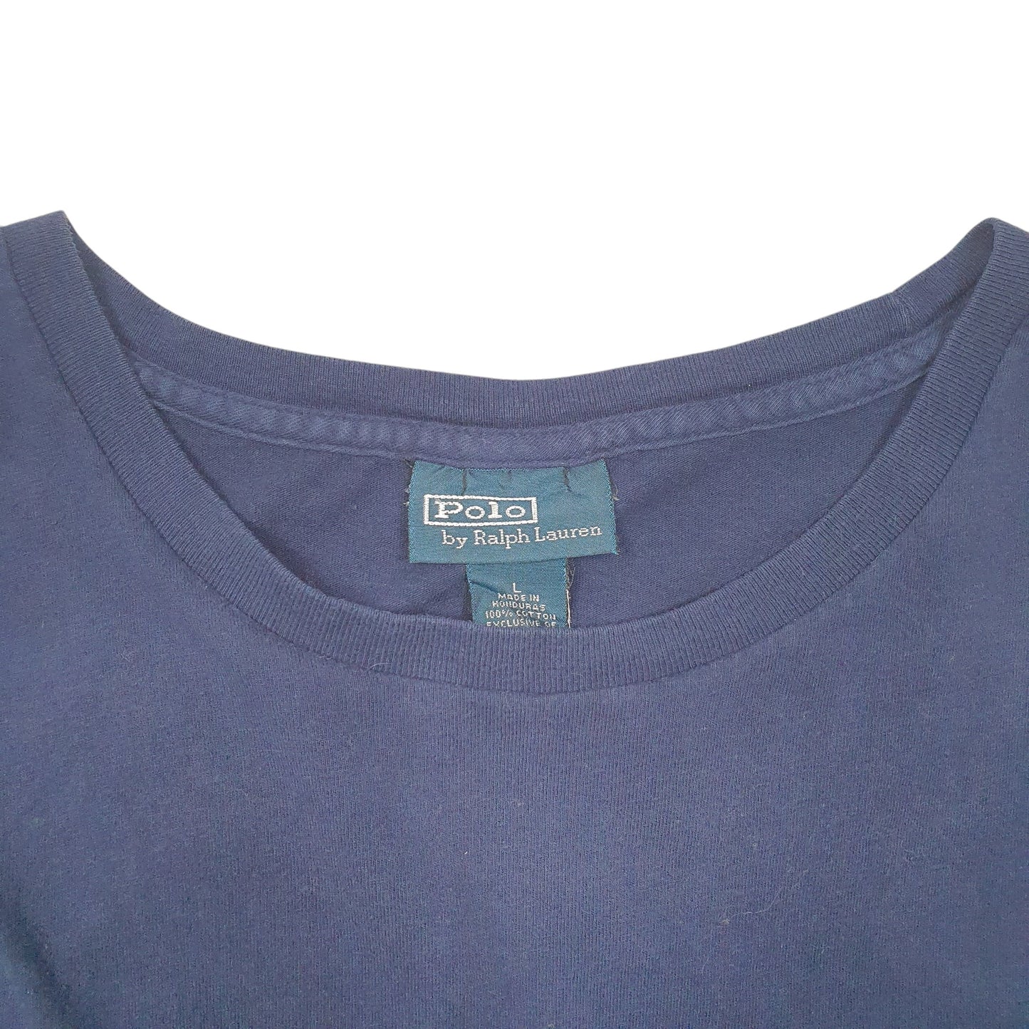 Mens Navy Polo Ralph Lauren Vintage Short Sleeve T Shirt