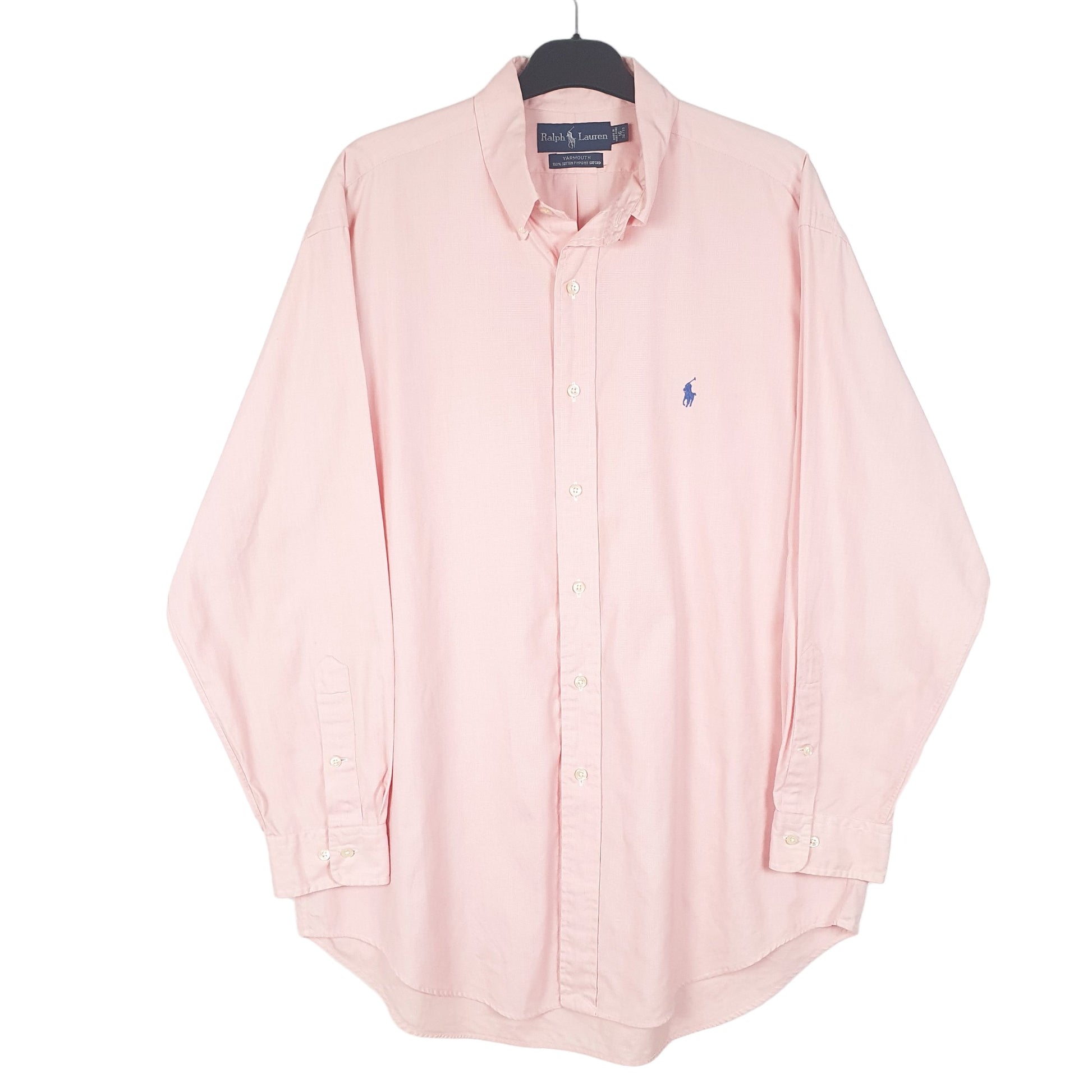 Mens Pink Ralph Lauren Oxford Long Sleeve Shirt