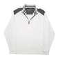 Mens White Nike Golf Active Dri Fit Quarter Zip Jumper