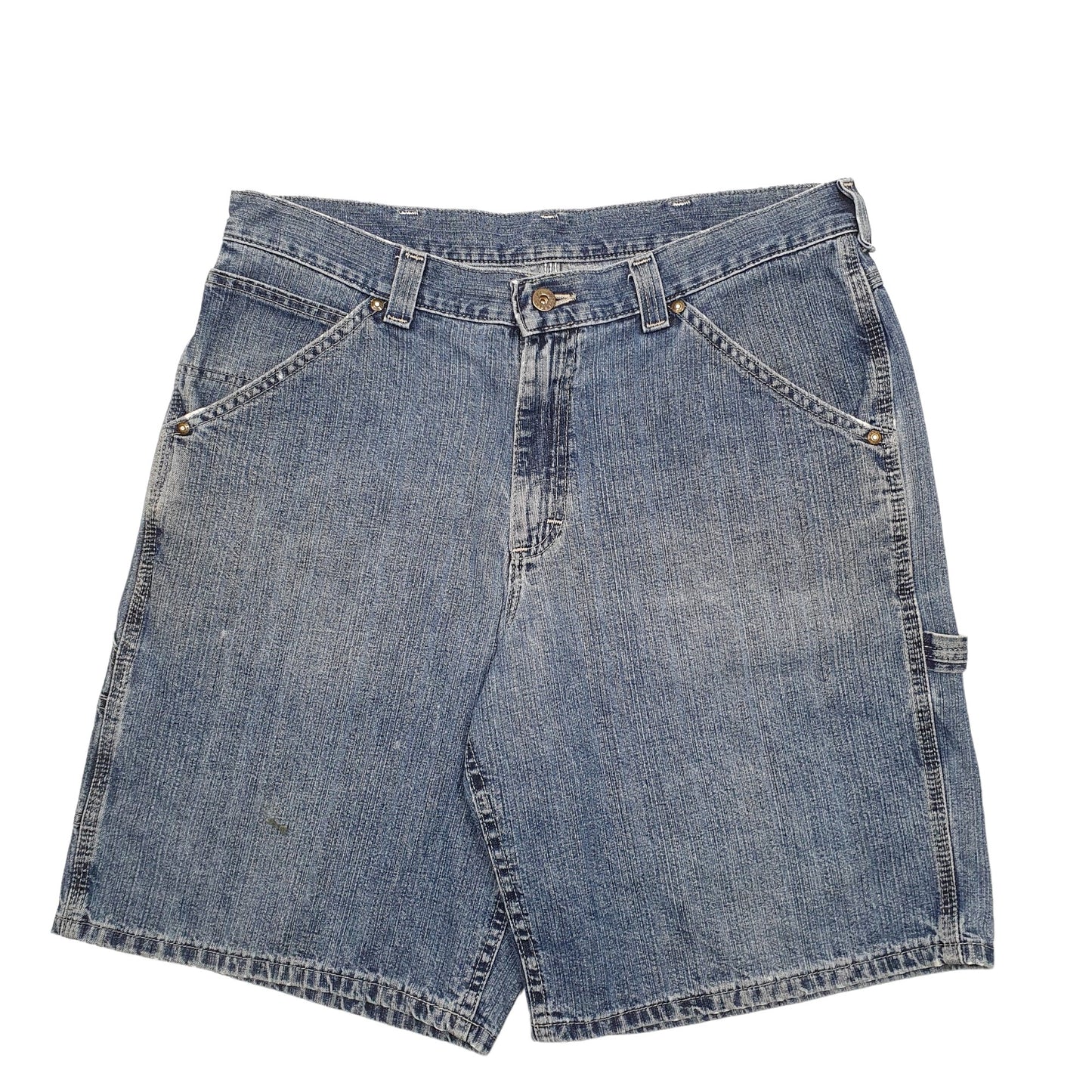Mens Blue Lee  Carpenter Shorts