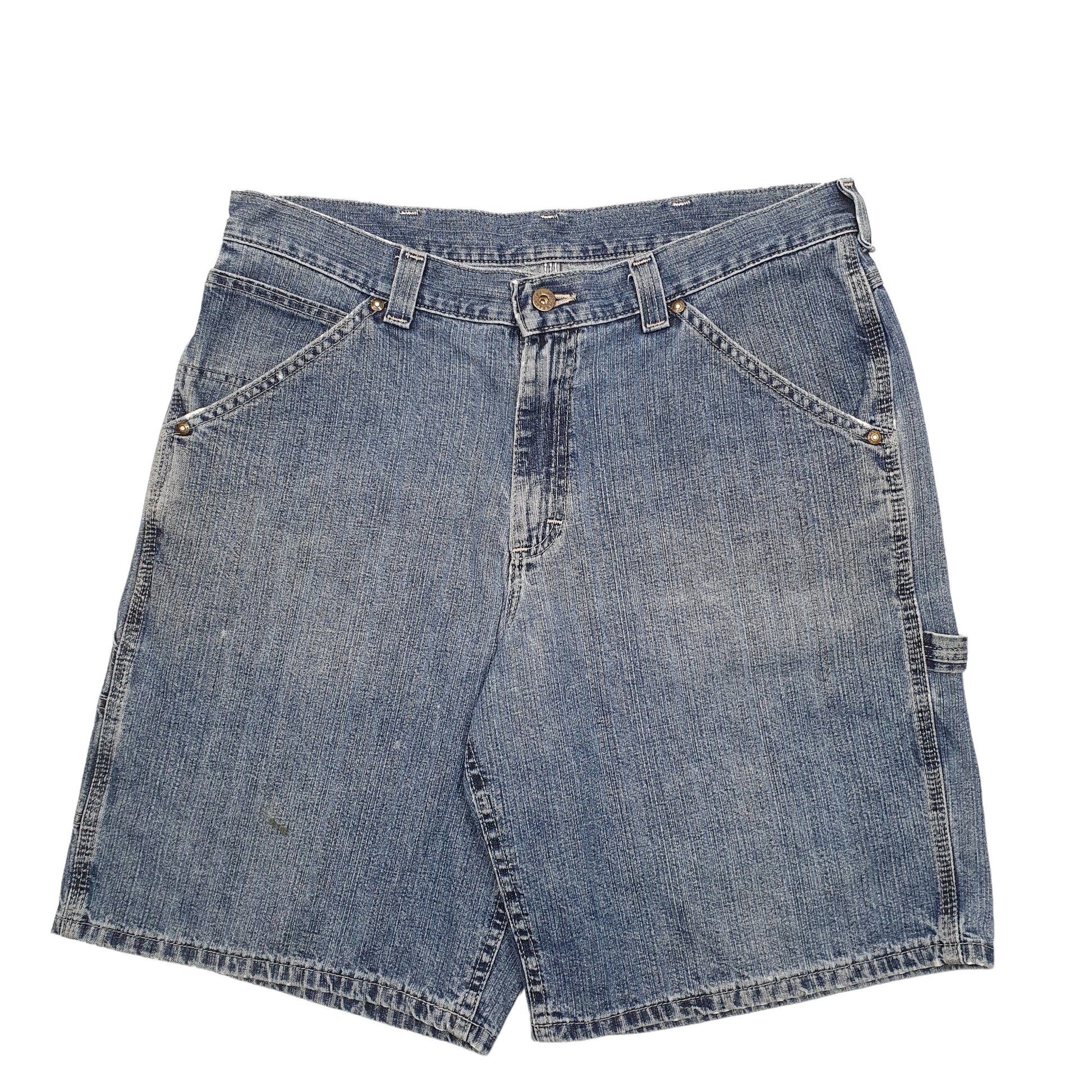 Mens Blue Lee  Carpenter Shorts