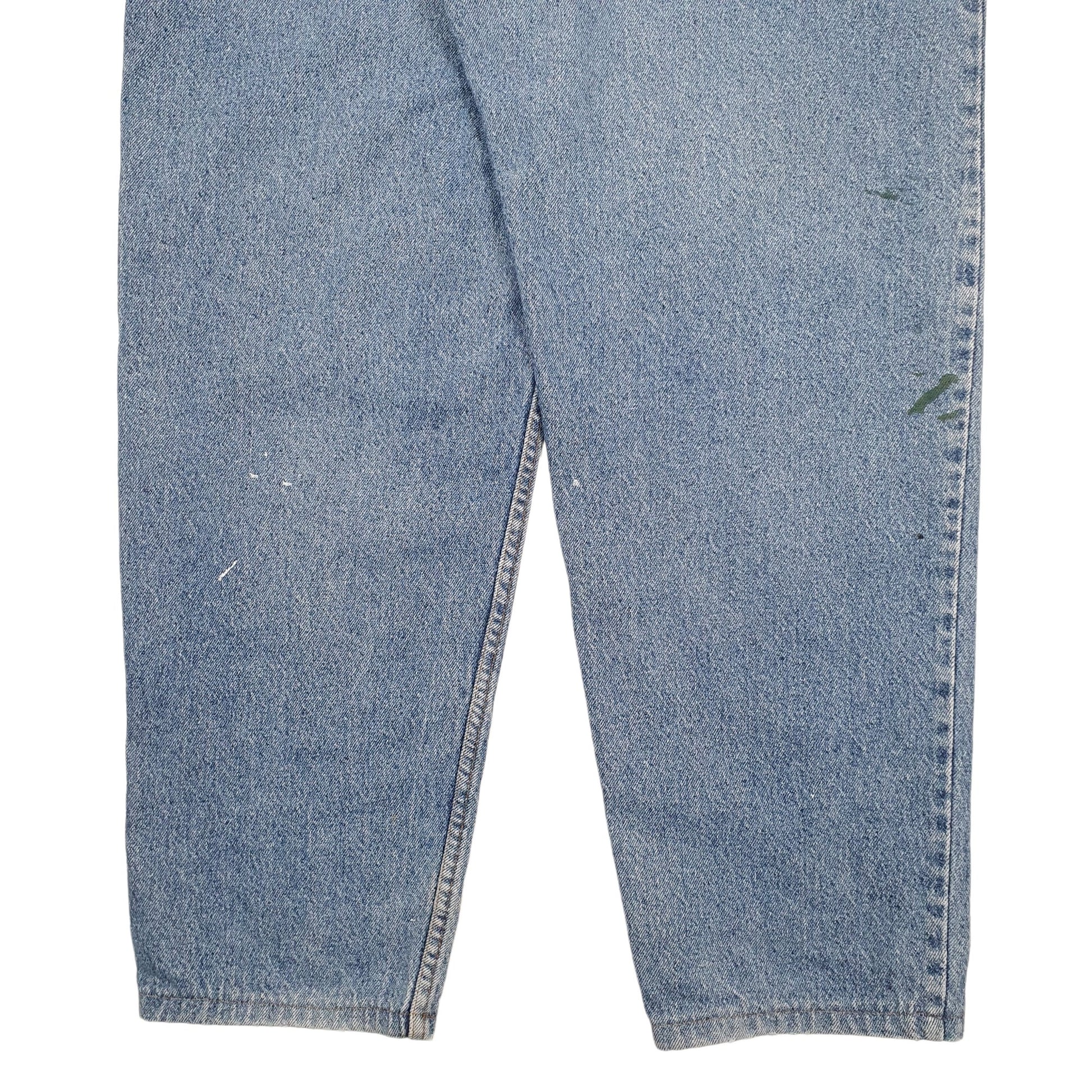 Mens Blue Levis Made In USA Vintage 550 JeansW42 L30